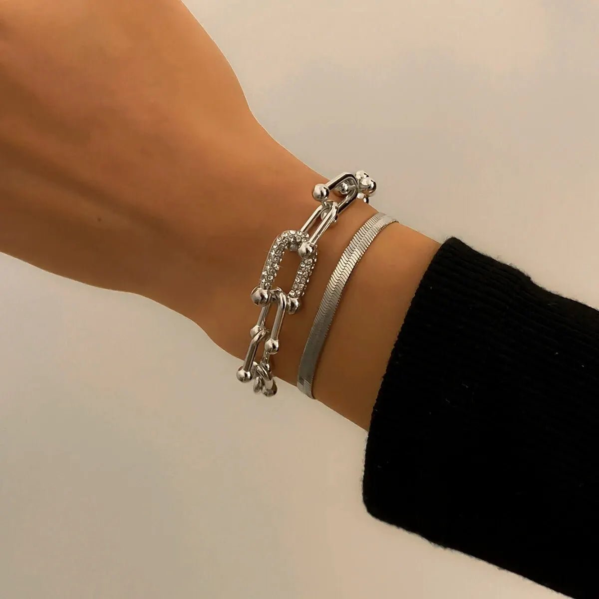 Dual Chain Bracelet Set – 2 Pieces 10