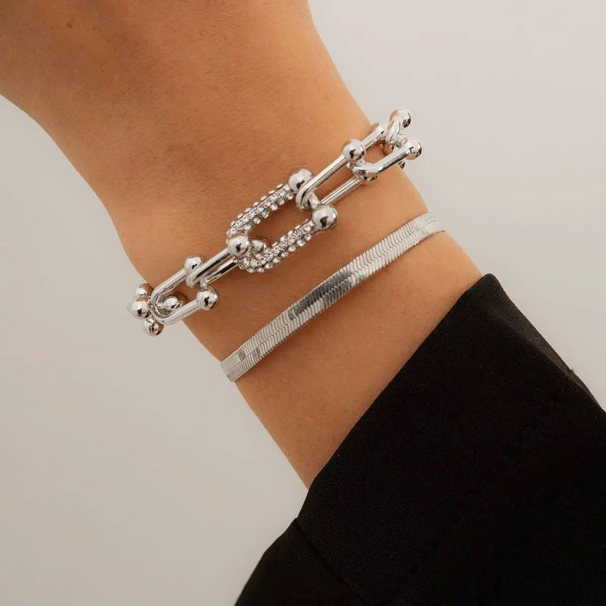 Dual Chain Bracelet Set – 2 Pieces 7