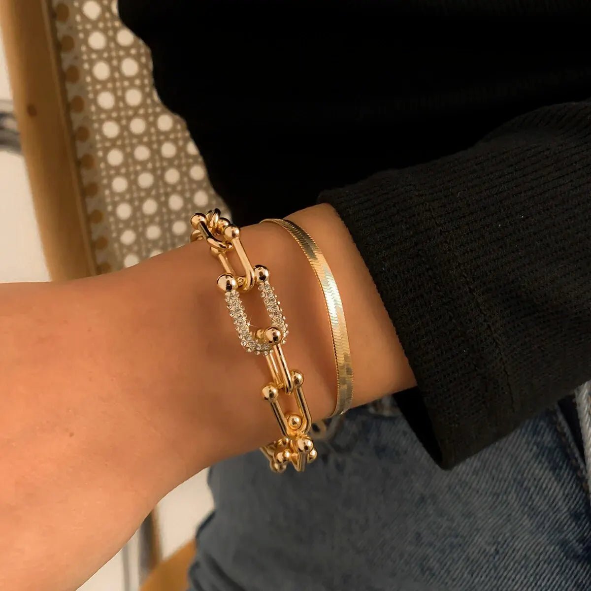 Dual Chain Bracelet Set – 2 Pieces 6