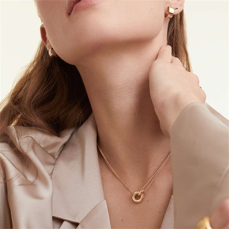 Mira Double Link Necklace 4