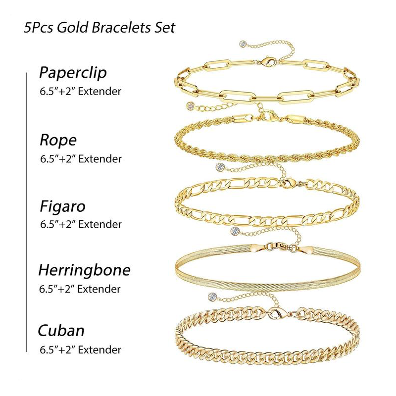 Classic 5-Piece Bracelet Set 7
