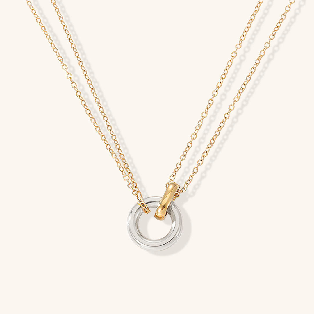 Mira Double Link Necklace 6