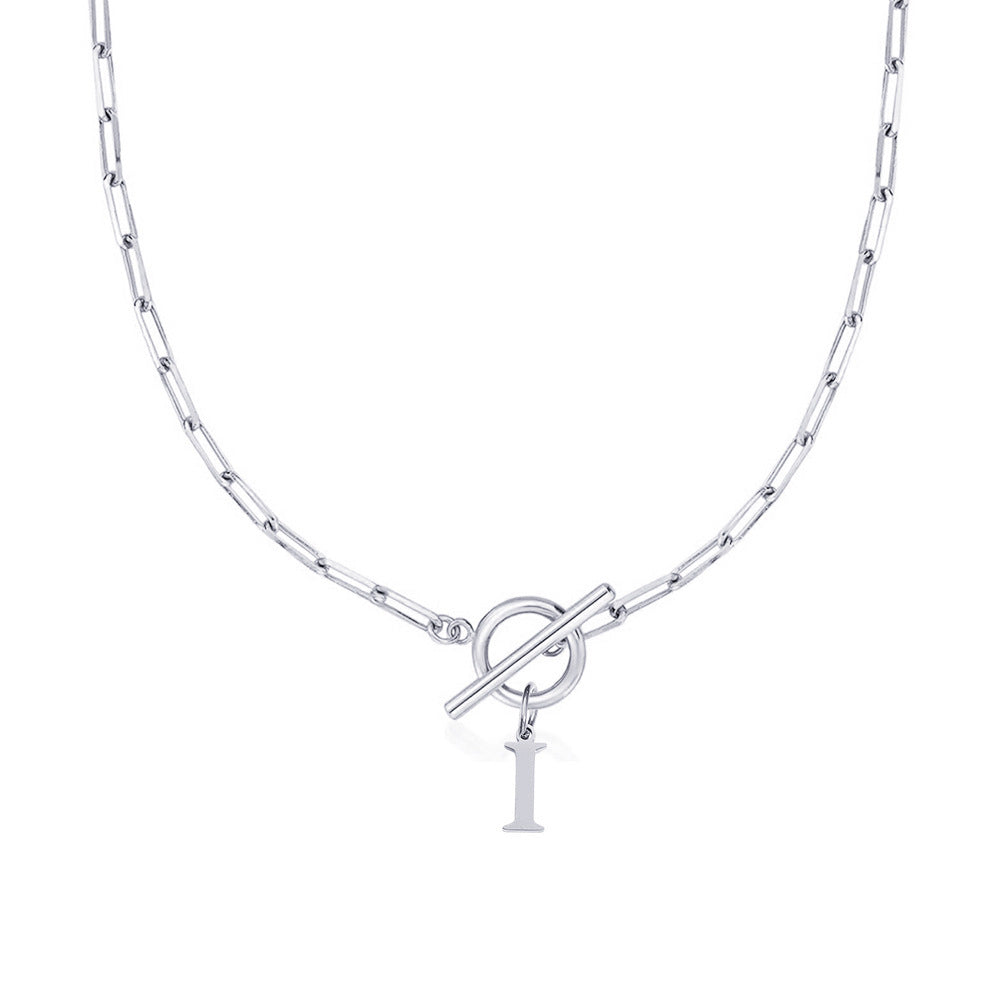 Signature Letter Lock Necklace 26