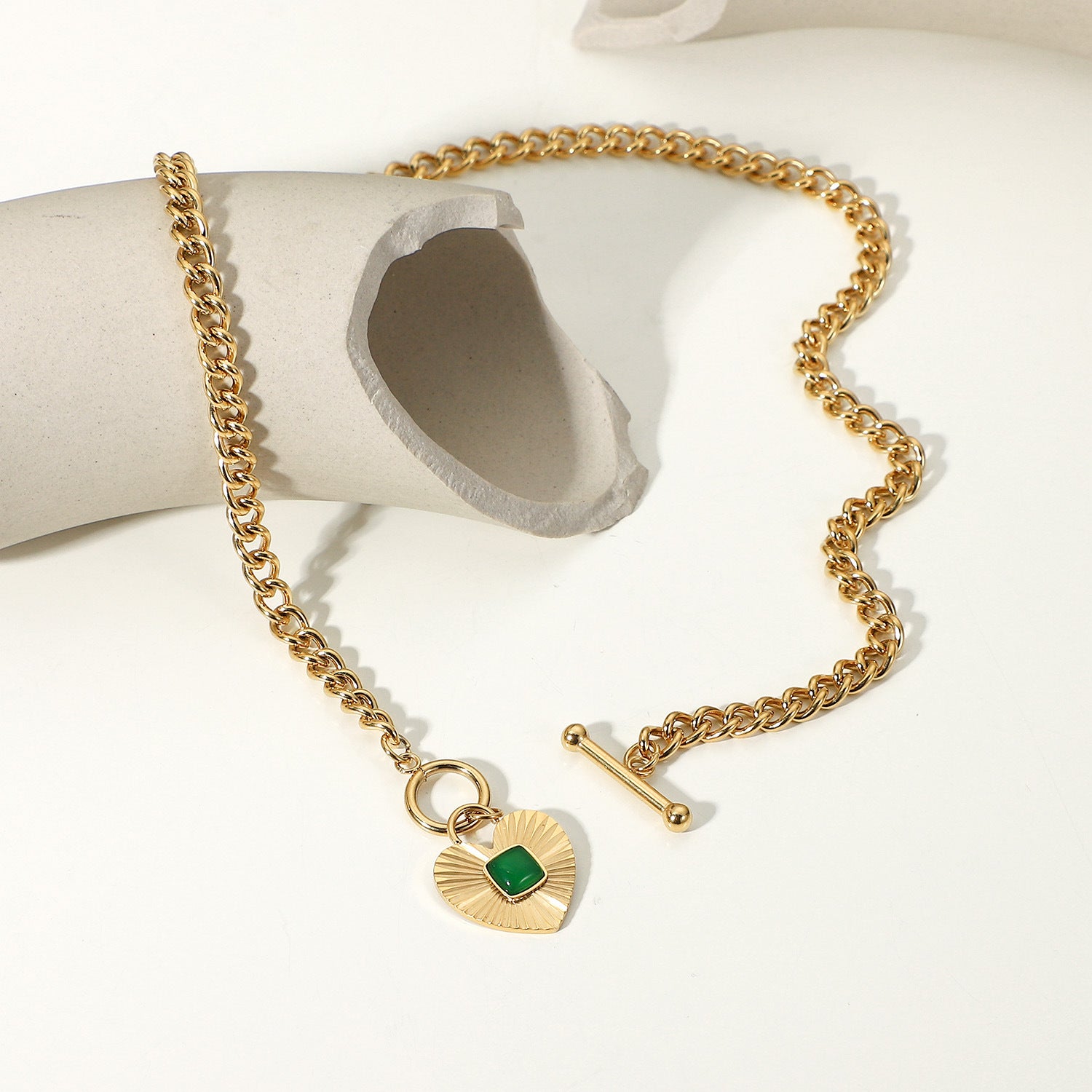 Siena Heart Chain Necklace 3
