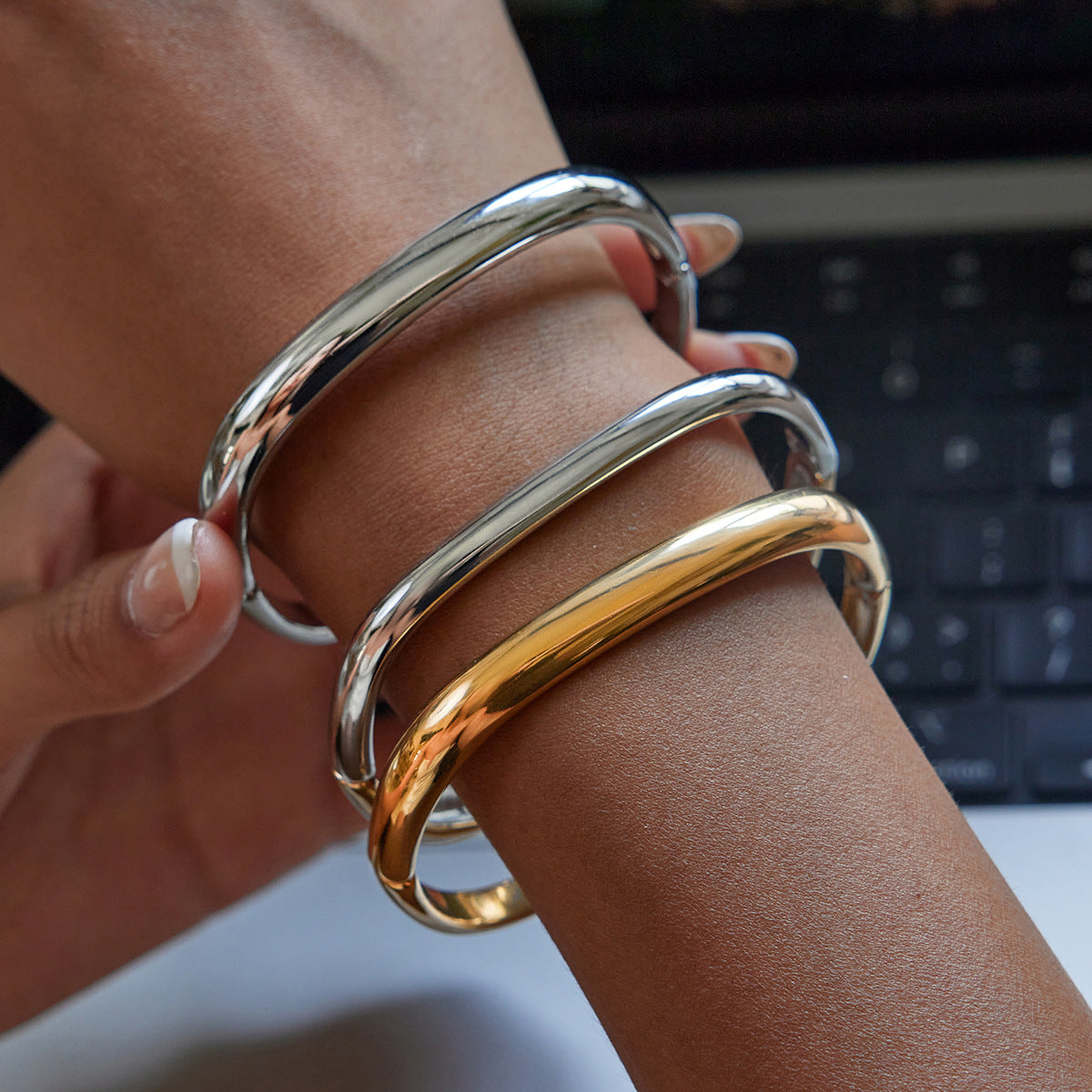 Oval Cuff Bracelet 5