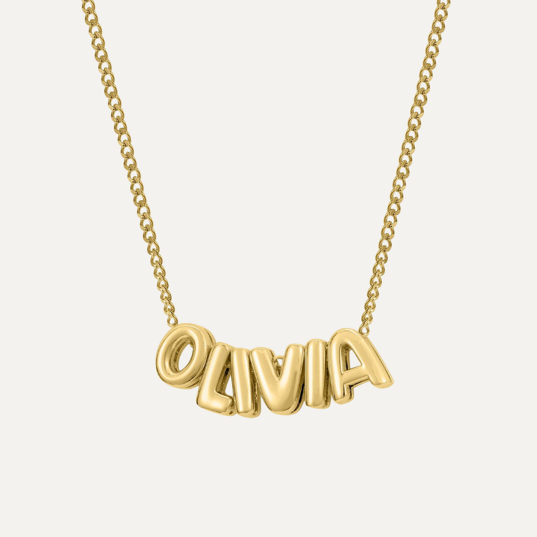 Name Bubble Necklace 1