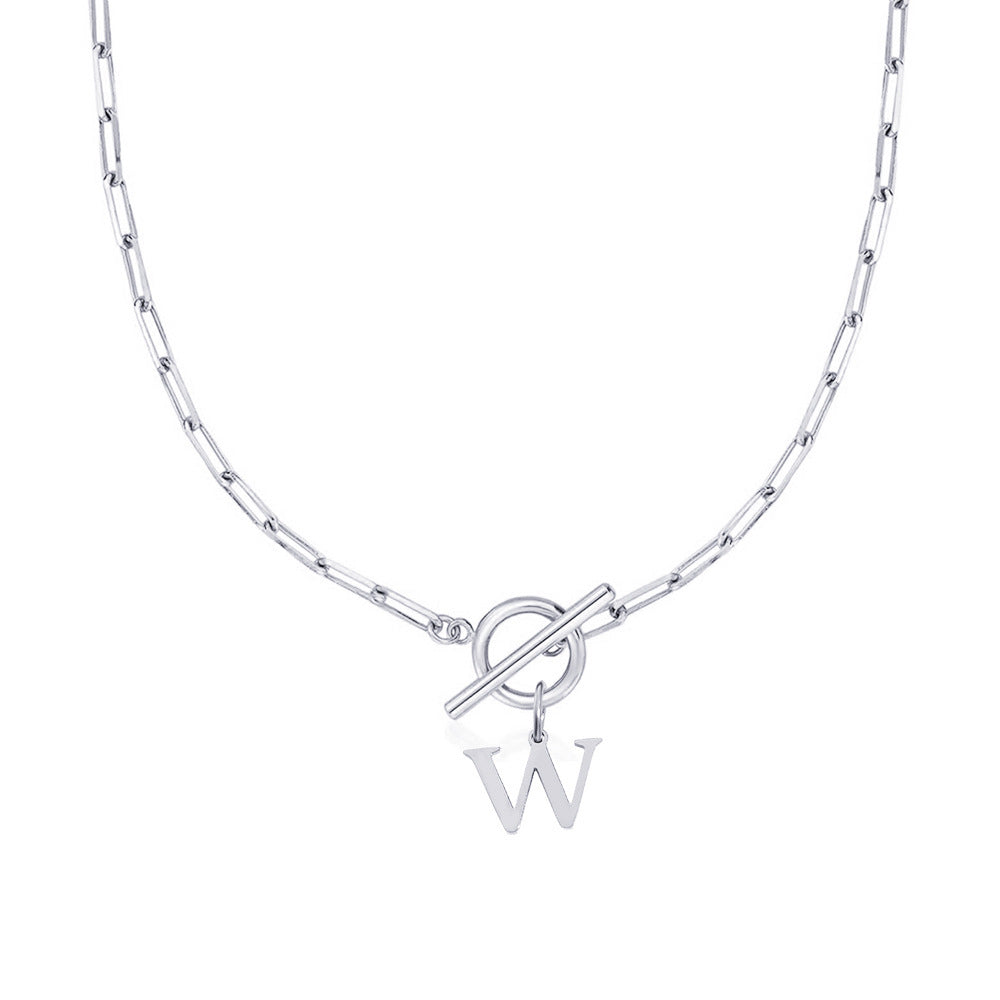 Signature Letter Lock Necklace 54