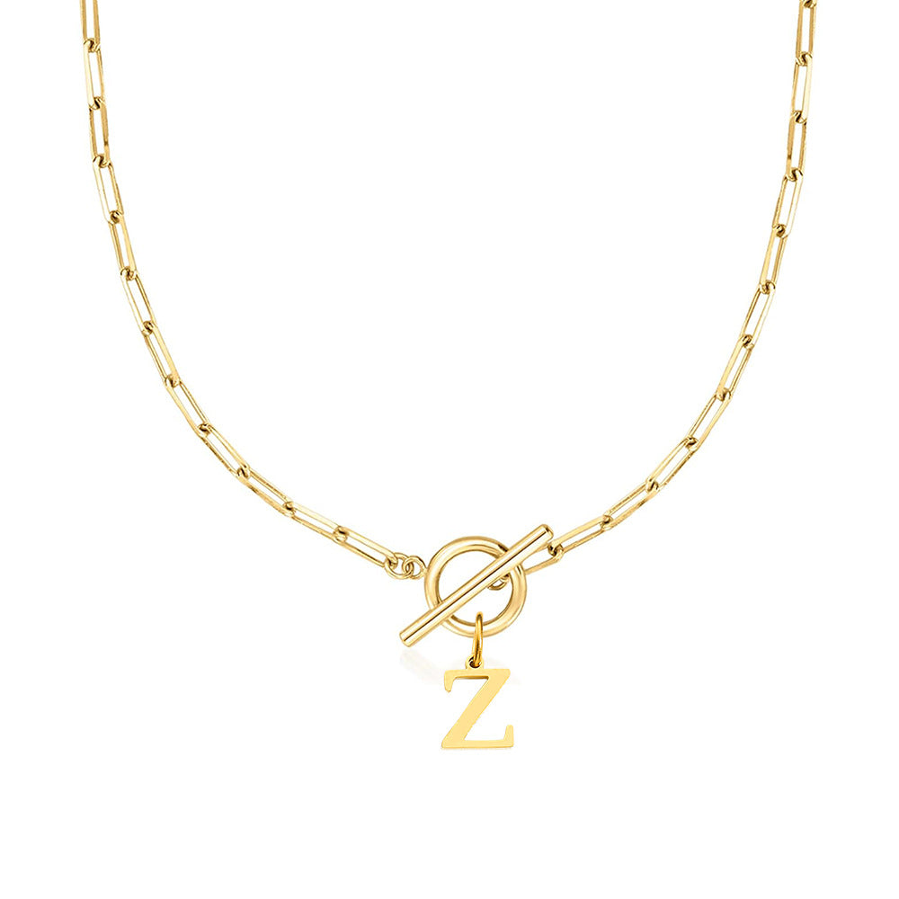 Signature Letter Lock Necklace 59