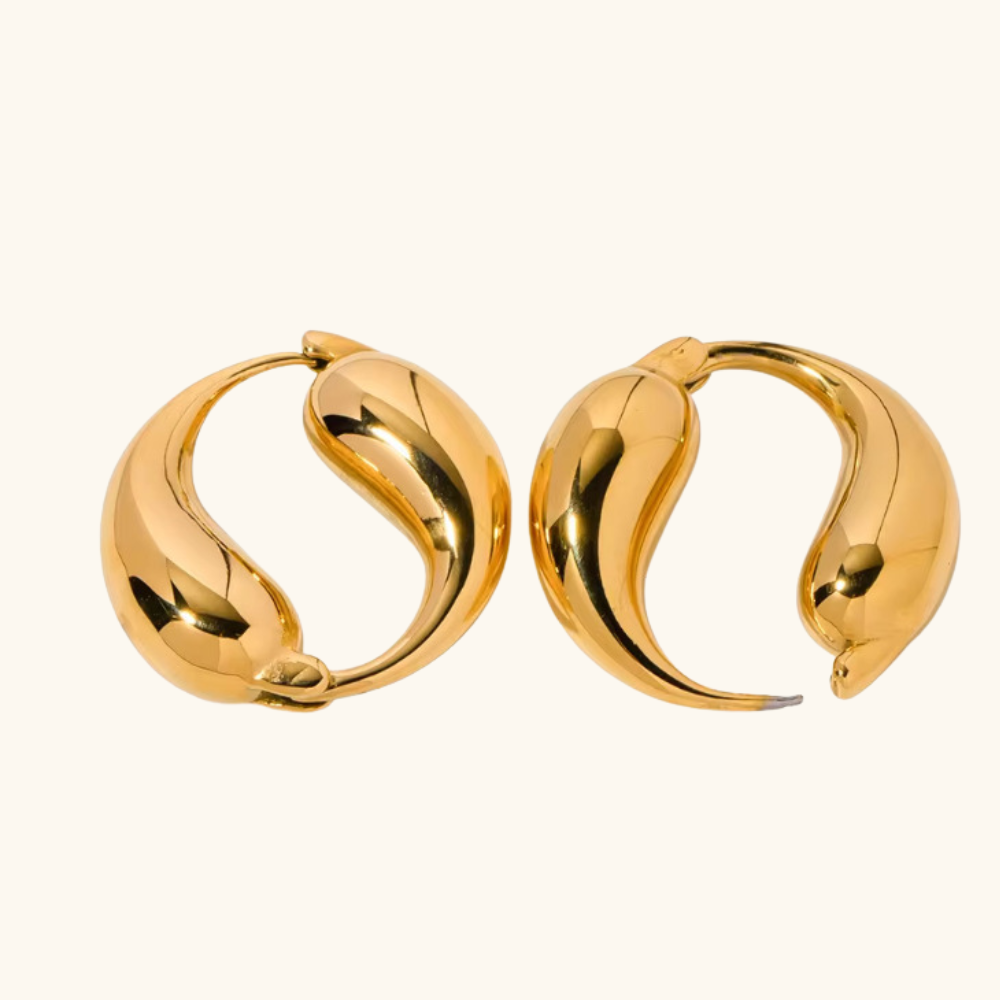 Wave Bold Hoops