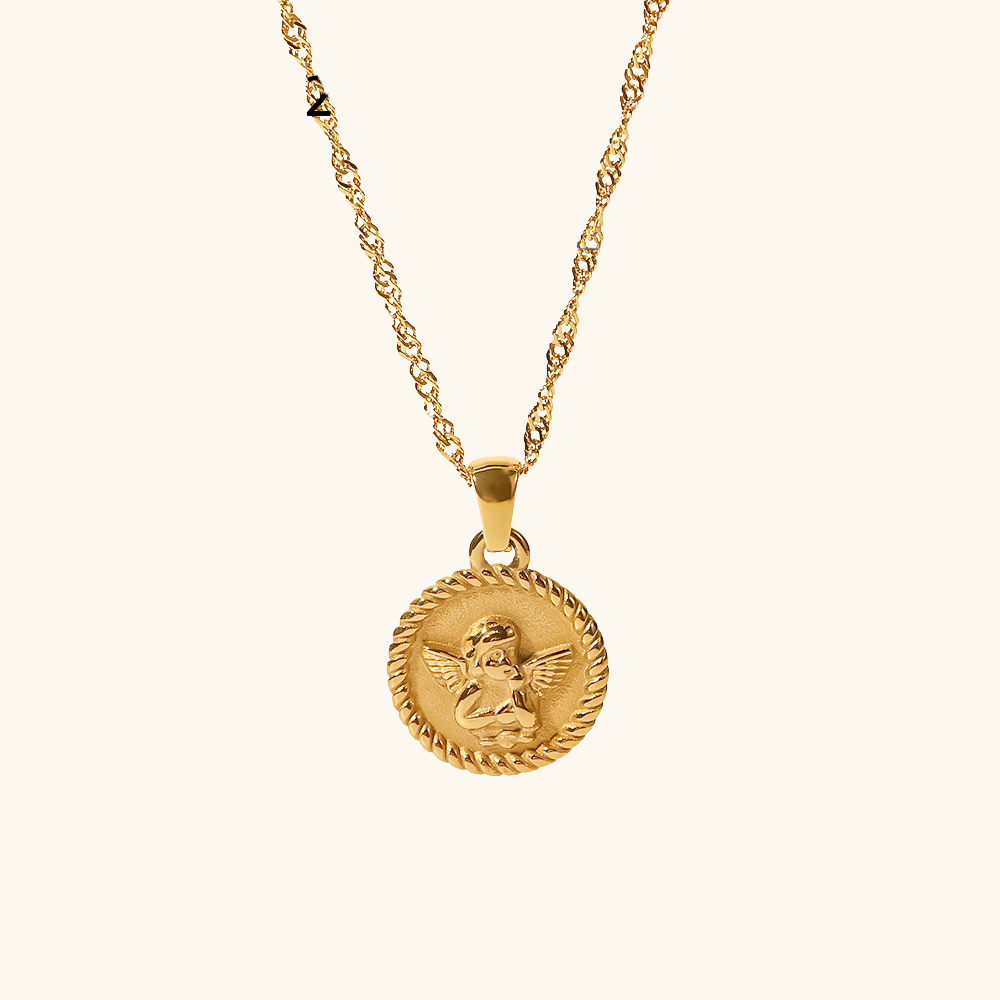 Astra Coin Medallion Necklace