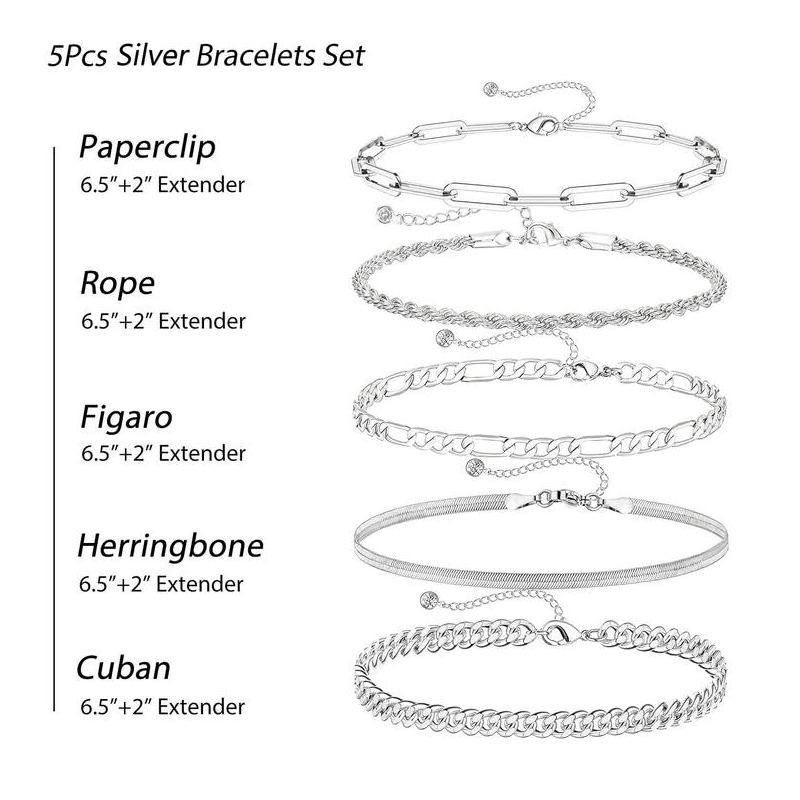 Classic 5-Piece Bracelet Set 8