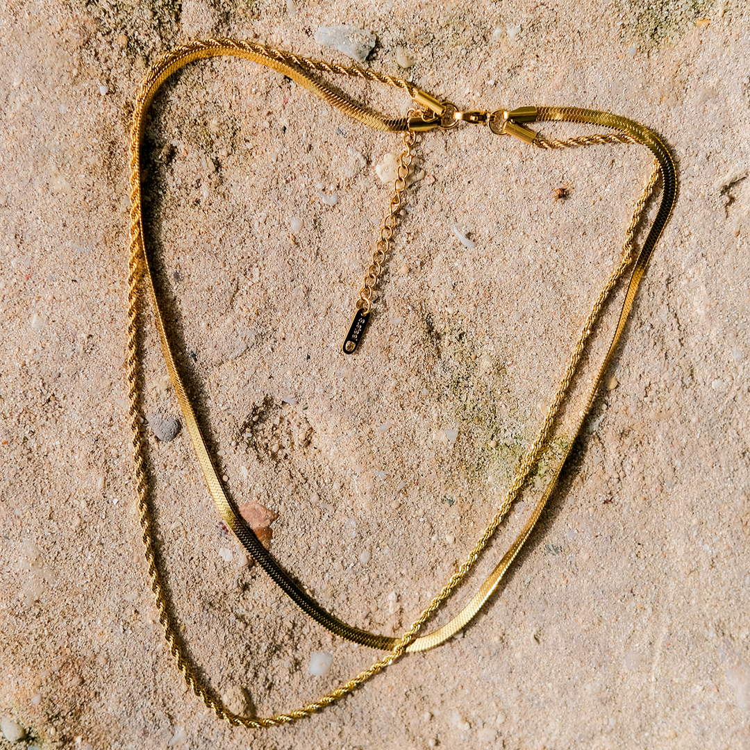 Elara Layered Chain Necklace 4