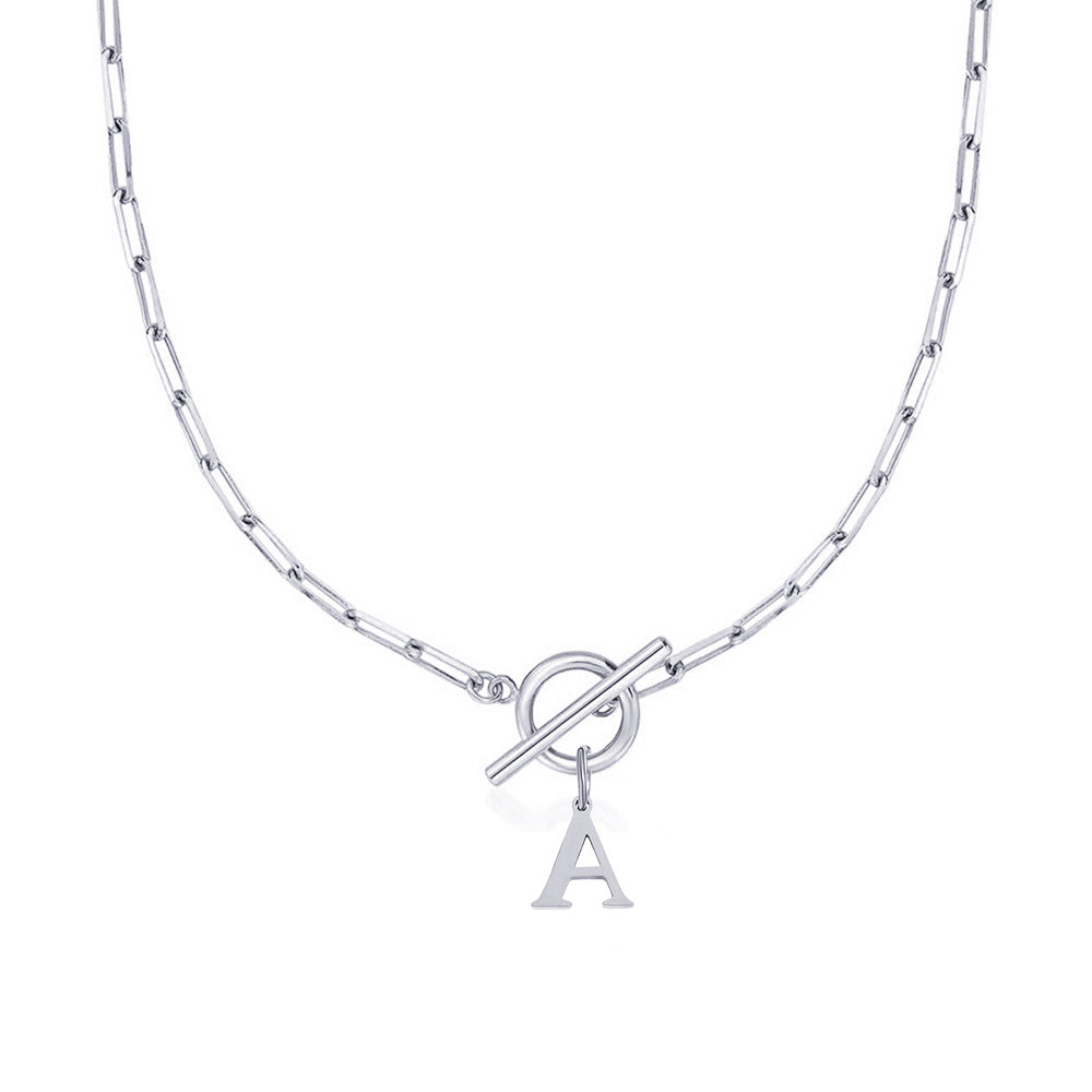 Signature Letter Lock Necklace 10
