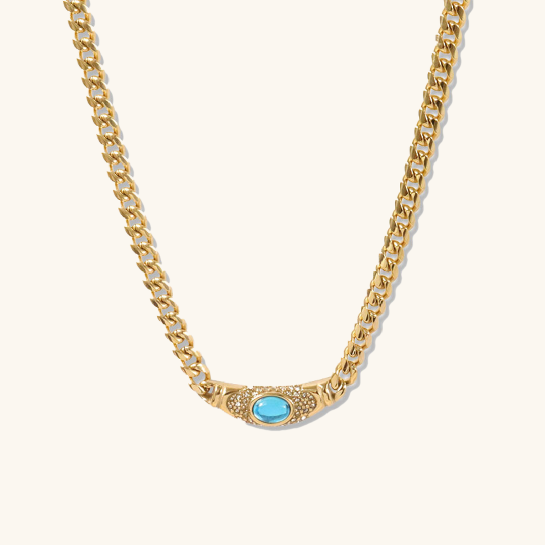 Rhea Vintage Gem Necklace 8