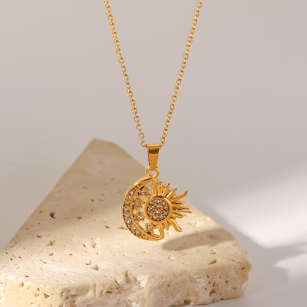 Solstice Sun & Moon Necklace