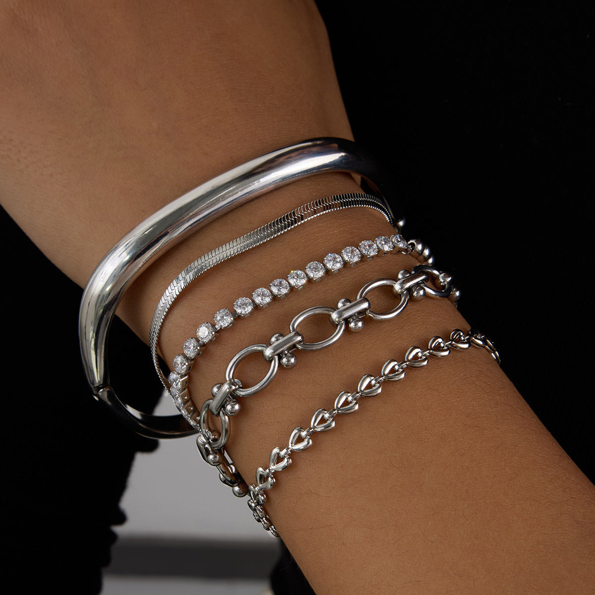 Oval Cuff Bracelet