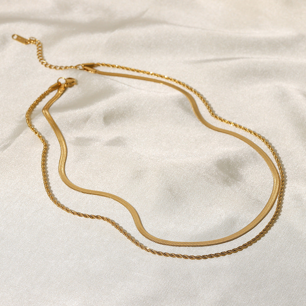 Elara Layered Chain Necklace 6