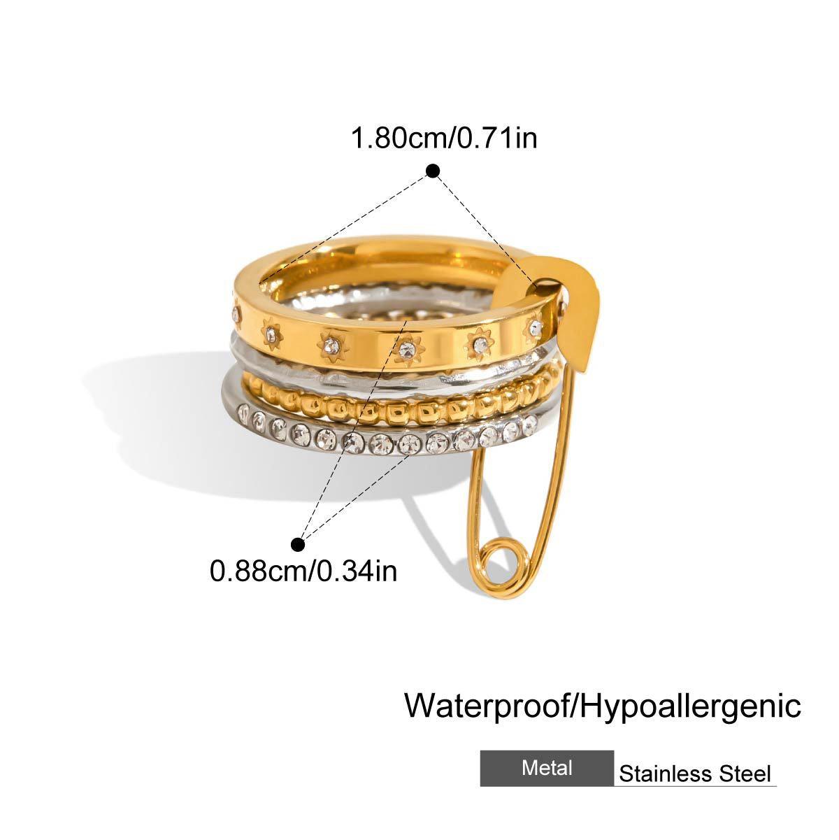 Pin Stack Ring 8