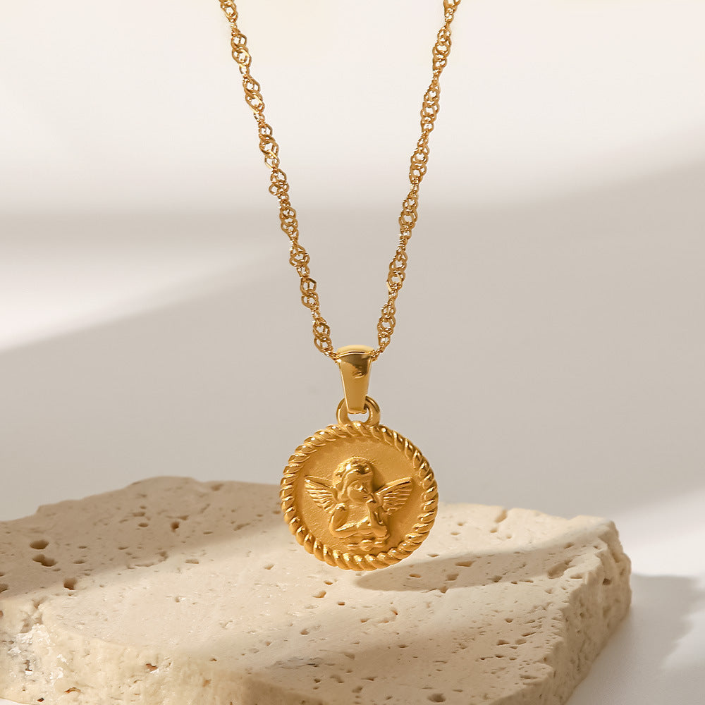 Astra Coin Medallion Necklace