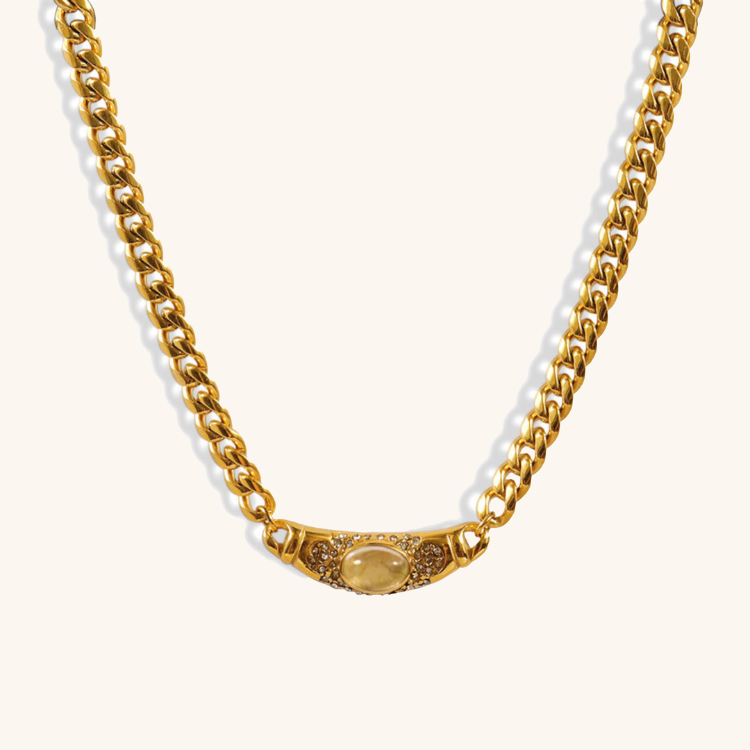 Rhea Vintage Gem Necklace 11