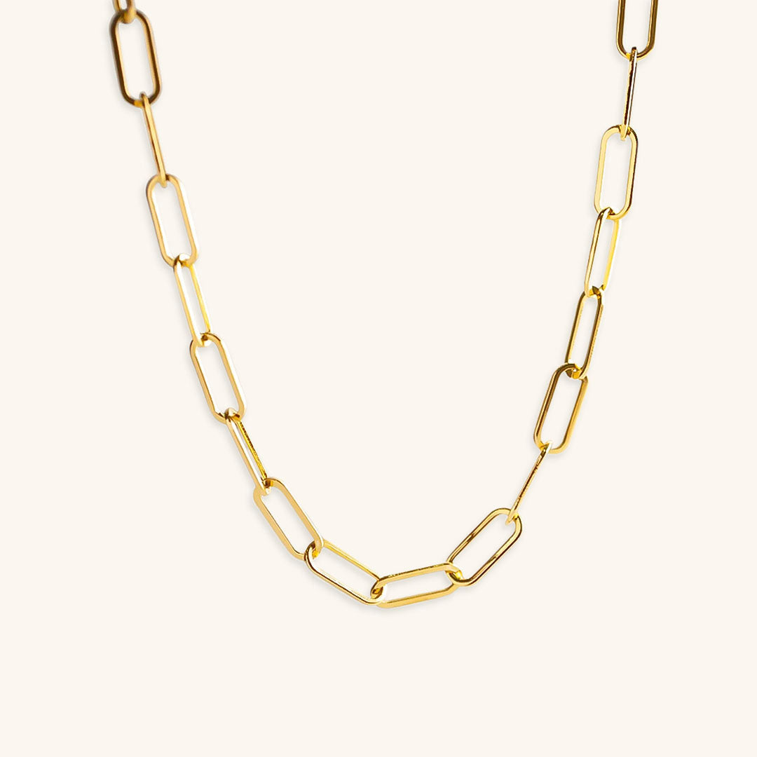 Lina Paperclip Chain Necklace