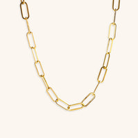 Lina Paperclip Chain Necklace