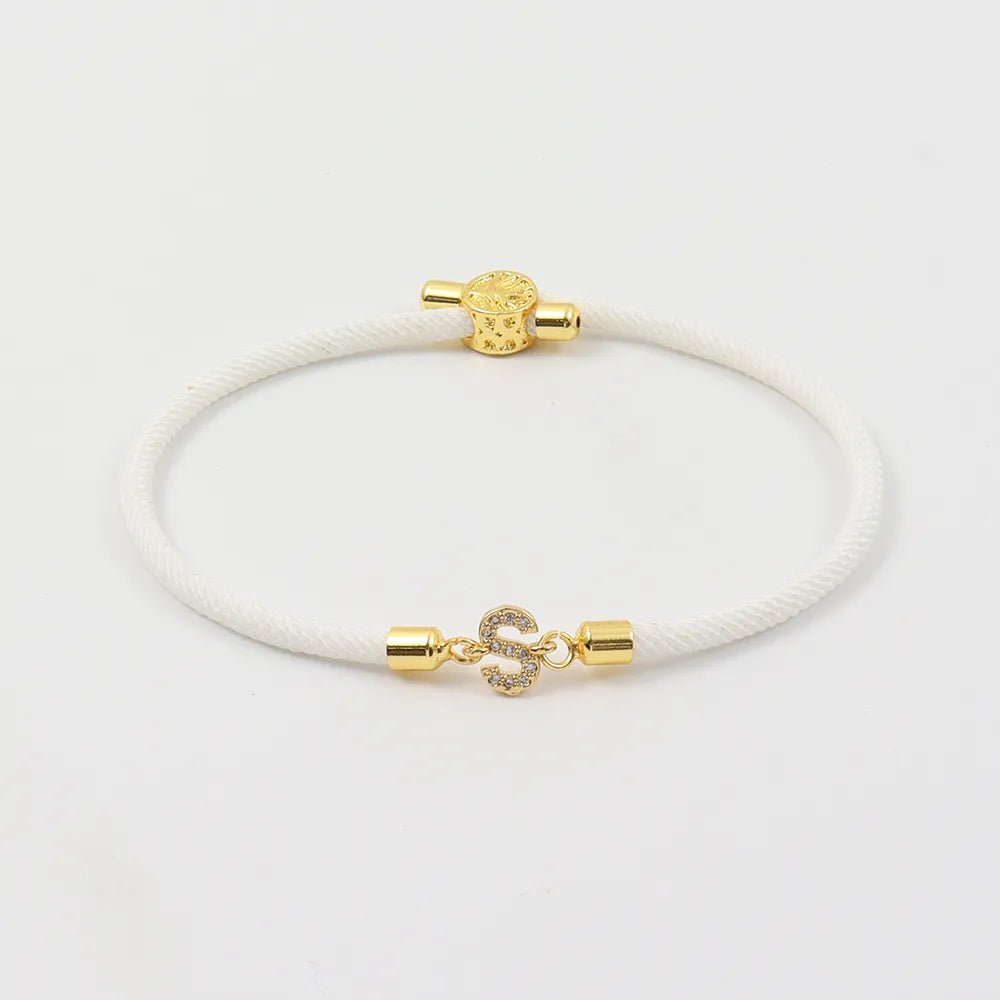 Luxe Adjustable Initial Bracelet 10