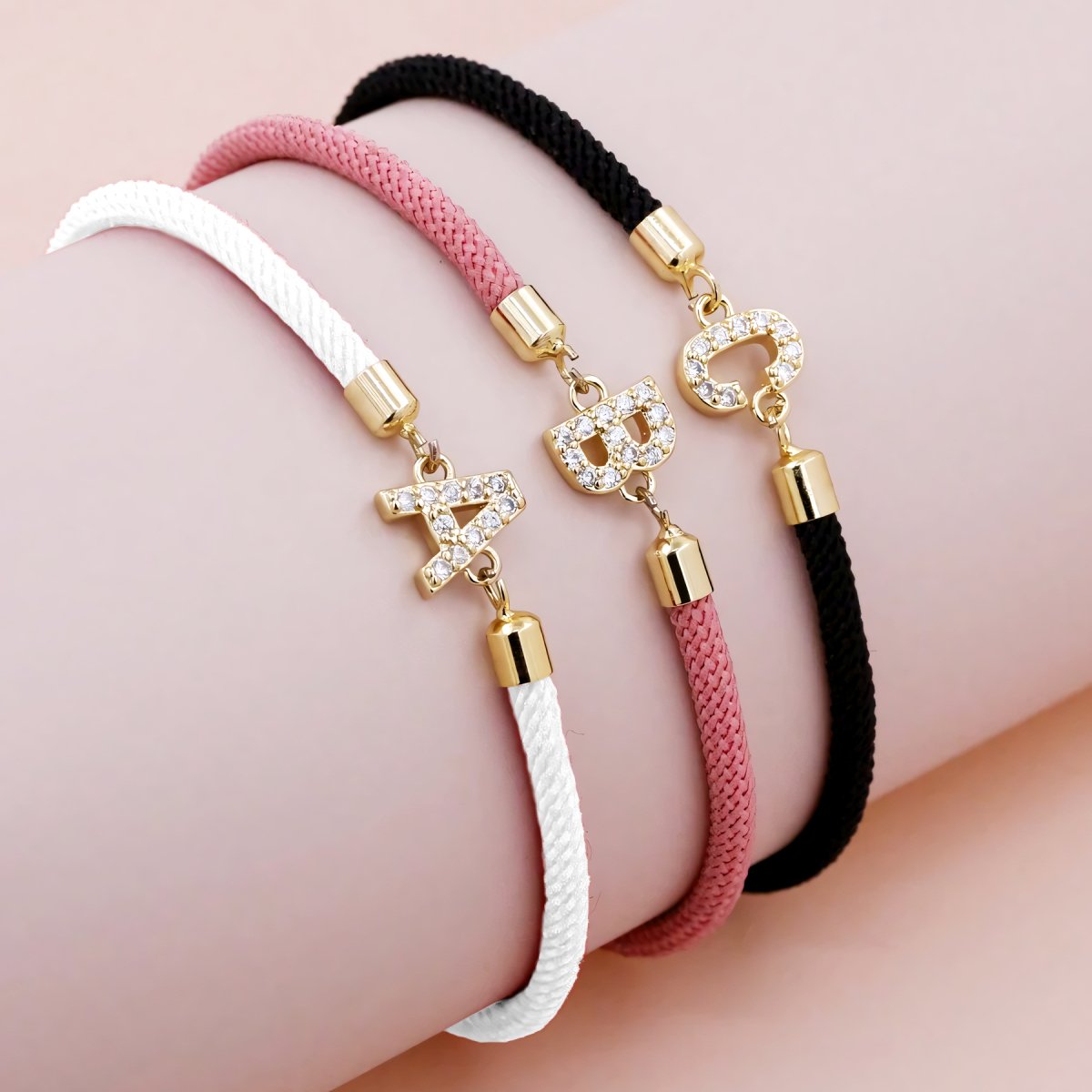 Luxe Adjustable Initial Bracelet 6