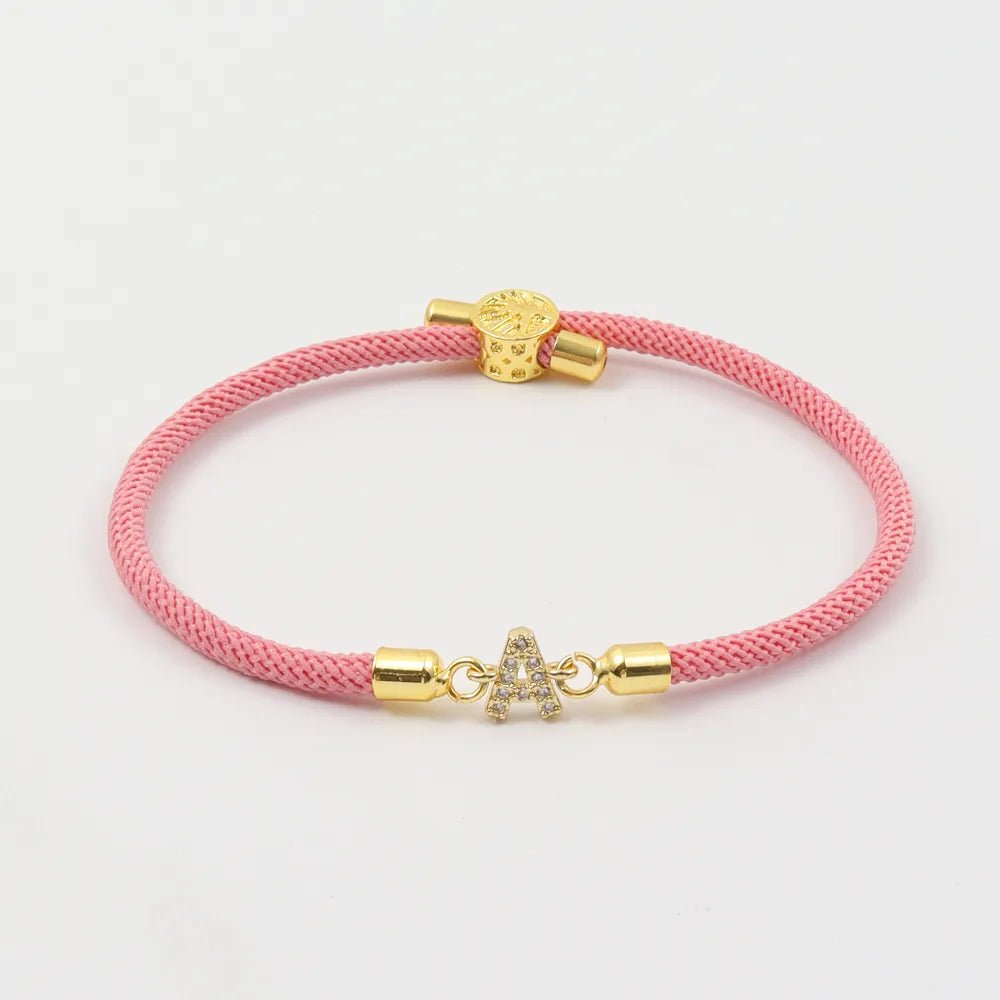 Luxe Adjustable Initial Bracelet 9