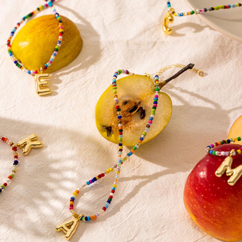 The Colorful Letter Necklace 5
