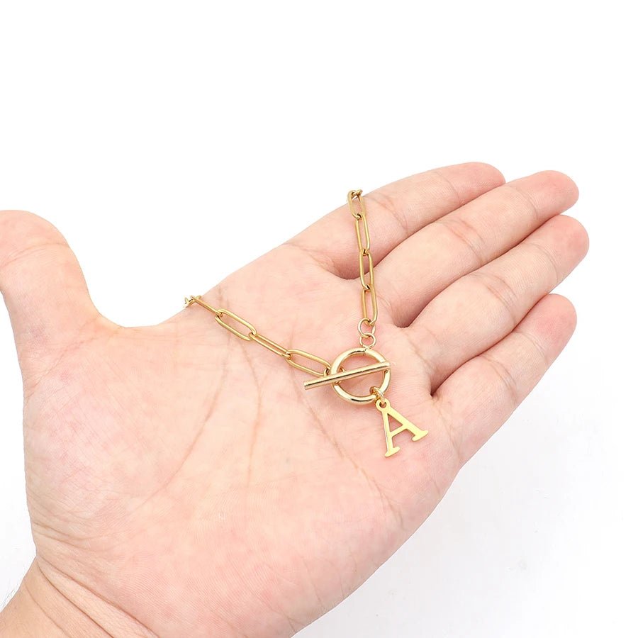 Signature Letter Lock Necklace 6